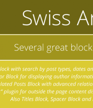 Swiss Army Block